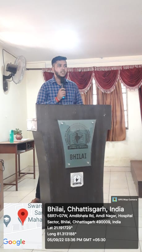 NSSUSSSSMVCG's tweet photo. Celebration of #TeachersDay2022 #SpeechCompetition #CommunicationSkill #PresentationSkill by NSS Unit, Swaroopanand College, Bhilai @NSSUSSSSMVCG @SPNSSUPO @NssChhattisgarh @_NSSIndia @askabir_ @NSSRDBhopal @YASMinistry @nssggcuCG @AmritMahotsav @_NSSAwards https://t.co/pSbH2ZDNDn