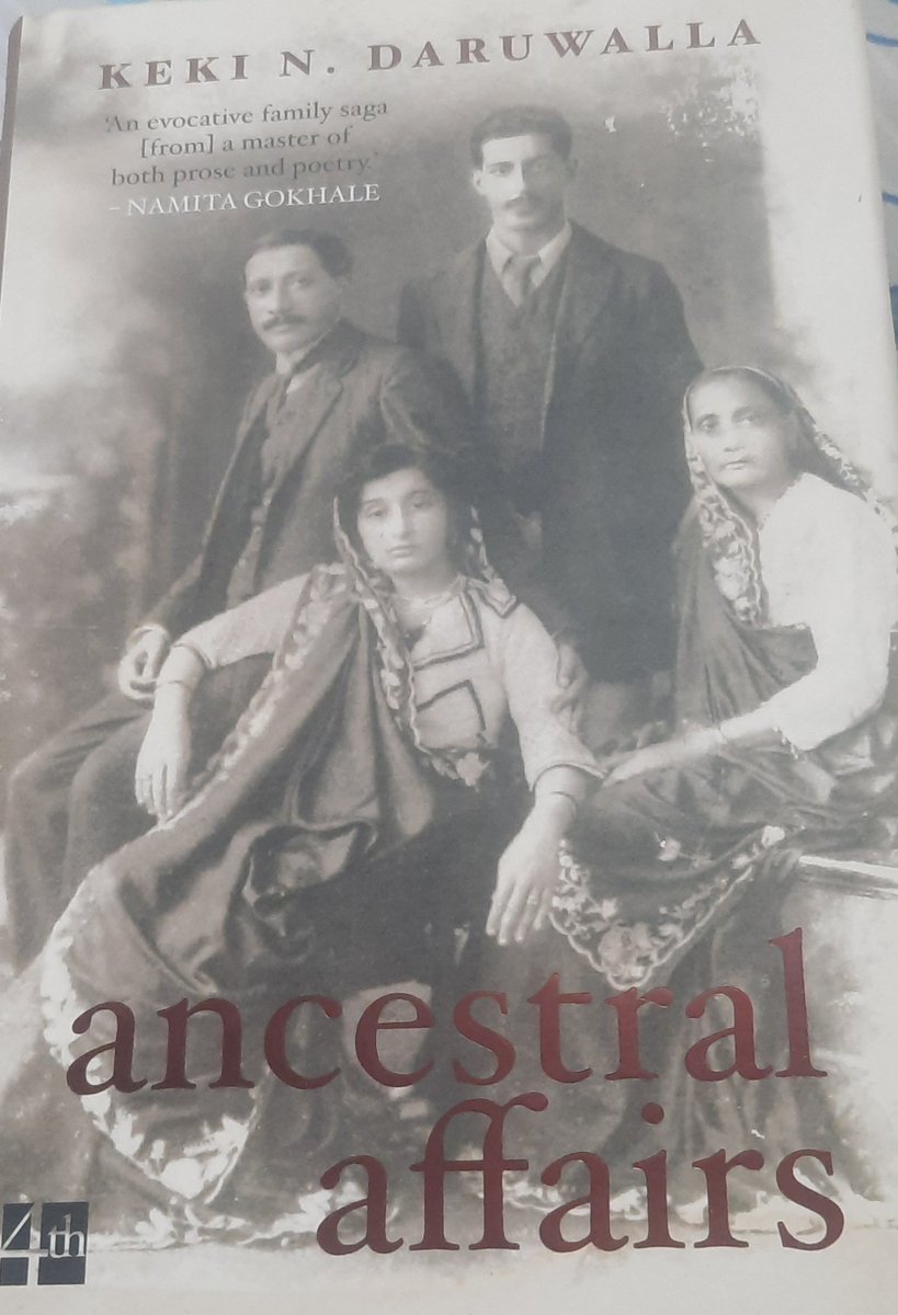 andlibsh's tweet image. It's saturday.
Reading starts.
Book is #AncestralAffairs authored by KEKI N.DARUWALLA 
Readers go thro #bombaycitronpresse ...#Junagarh #parsee paimful division of india.
Publisher is #Harpercollins @HarperCollins