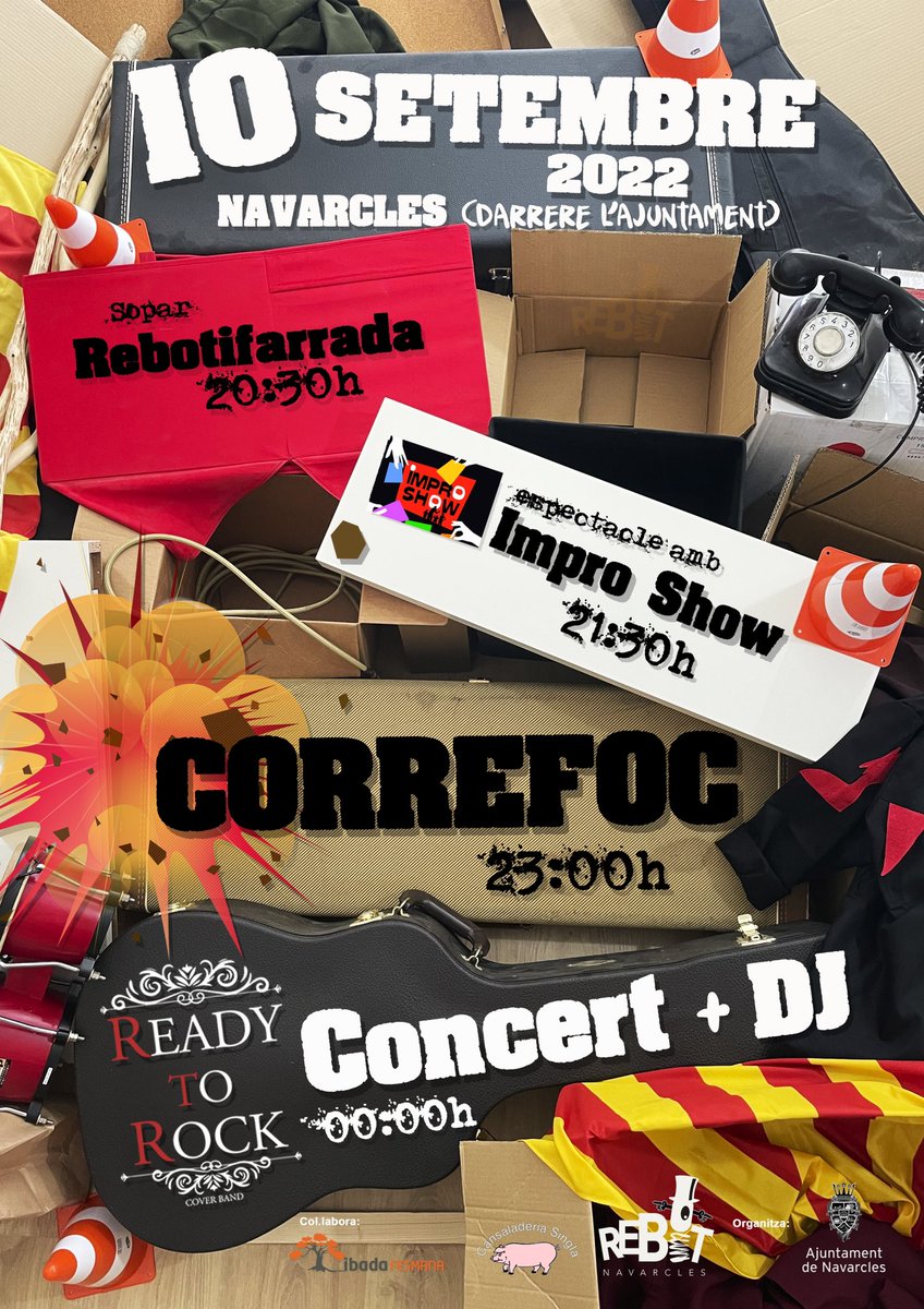 rebotnavarcles's tweet photo. ⚠️AVUI NAVARCLES BULLIRÀ FORT, NO HI FALTIS!!!👹🤡🤪🥳🍺

@ajnavarcles @bnavarclessv @Xaldiga @readytorocktgn @PLANETAIMPRO @diariRegio7 @naciomanresa https://t.co/j0qQB0JiJ2