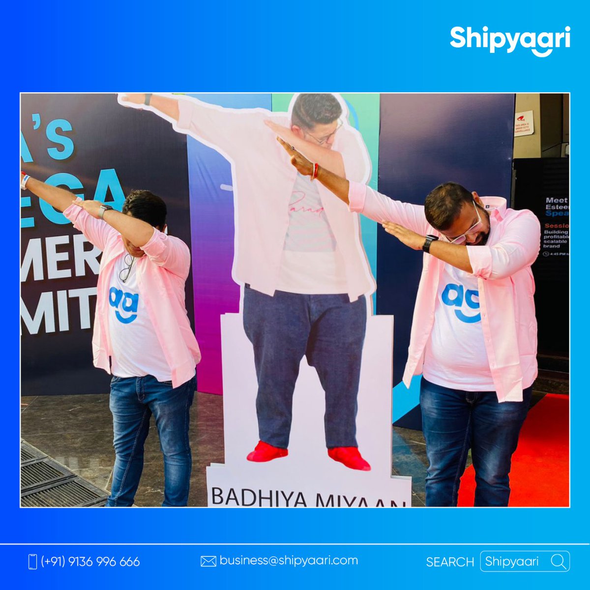 Shipyaari's tweet photo. ‘Saral 2022, India’s #1 Mega E- commerce summit’
#Shipyaari #Saral #Unicommerce #Saral2022 #EcommerceSummit #SaralSummit #Logistics #Shipping #Delivery #GoodsDelivery #DeliveryPartner #Partner #LogisticsPartner #ShippingPartner #EasyShipping #ShippingSolution https://t.co/YvfMUqqsO8