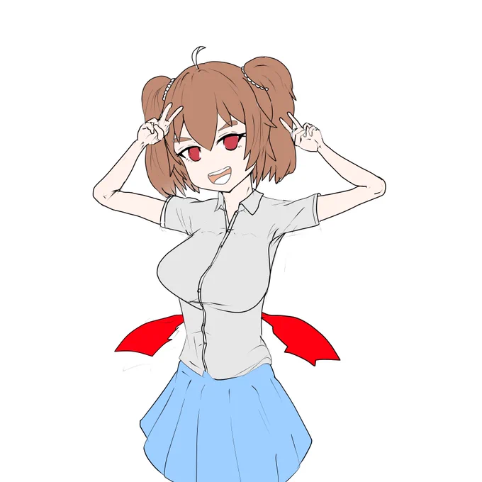よそのこ誕生日とりあえず色置いた 