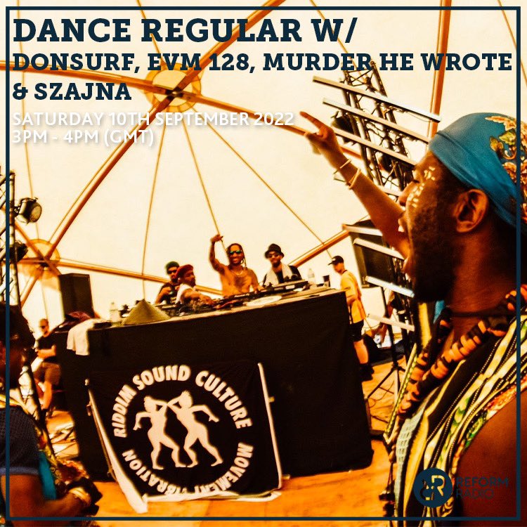 Szajna (@szajnamusic) on Twitter photo Up on @ReformRadioMCR 3-4pm today with <a href="/EVM128/">EVM128</a> <a href="/Murder_He_Wrote/">Murder He Wrote</a> & Donsurf! Power hour ahead of our Dance Regular takeover at <a href="/WHP_Mcr/">The Warehouse Project</a> tonight! 🔥 Up on @ReformRadioMCR 3-4pm today with <a href="/EVM128/">EVM128</a> <a href="/Murder_He_Wrote/">Murder He Wrote</a> & Donsurf! Power hour ahead of our Dance Regular takeover at <a href="/WHP_Mcr/">The Warehouse Project</a> tonight! 🔥