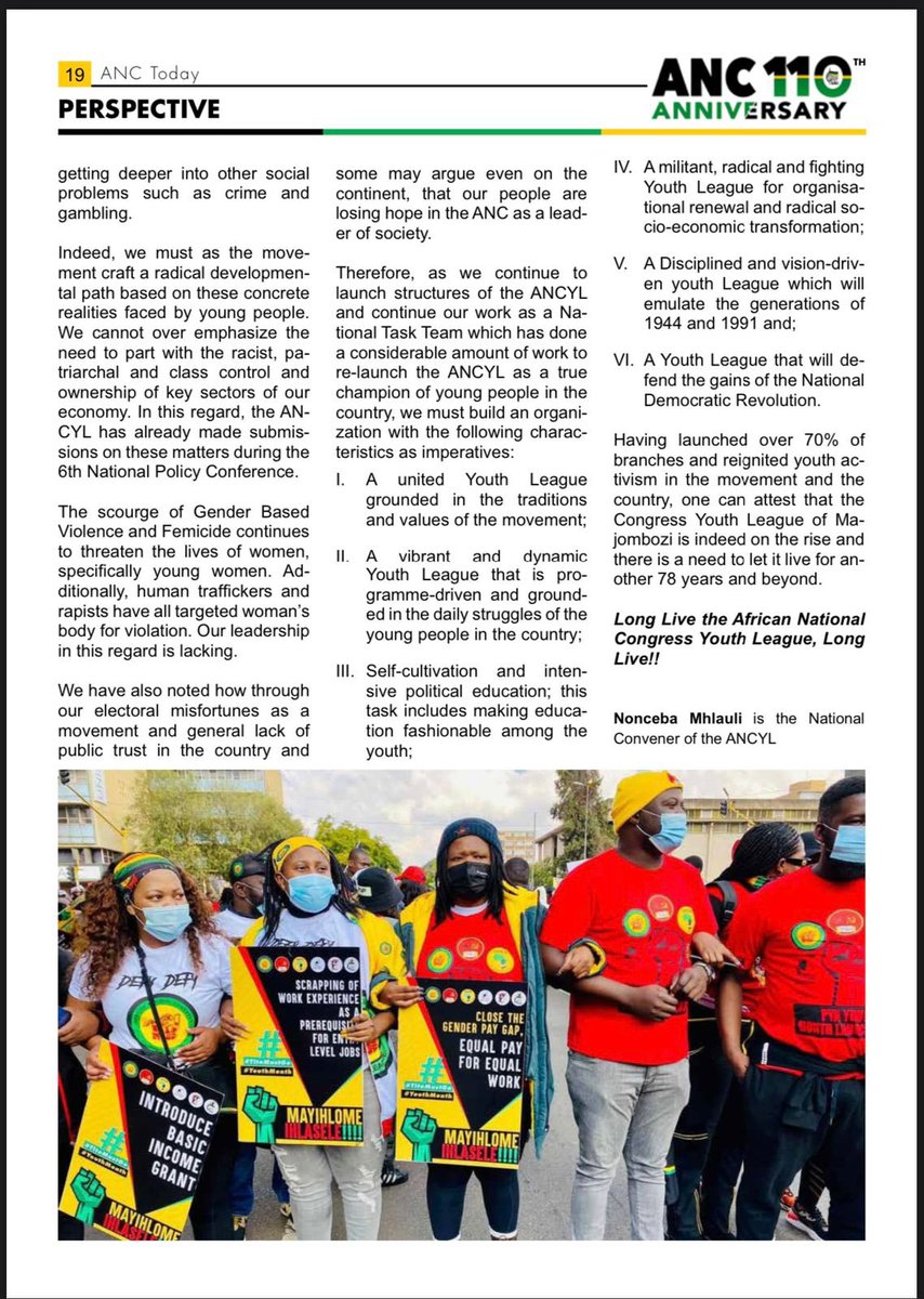 simsilwana's tweet photo. “We must rebuild, revive, renew, re-imagine and reposition the ANCYL towards economic freedom NOW”- @NoncebaMhlauli #ANCYL78 https://t.co/COOmZJZnY7