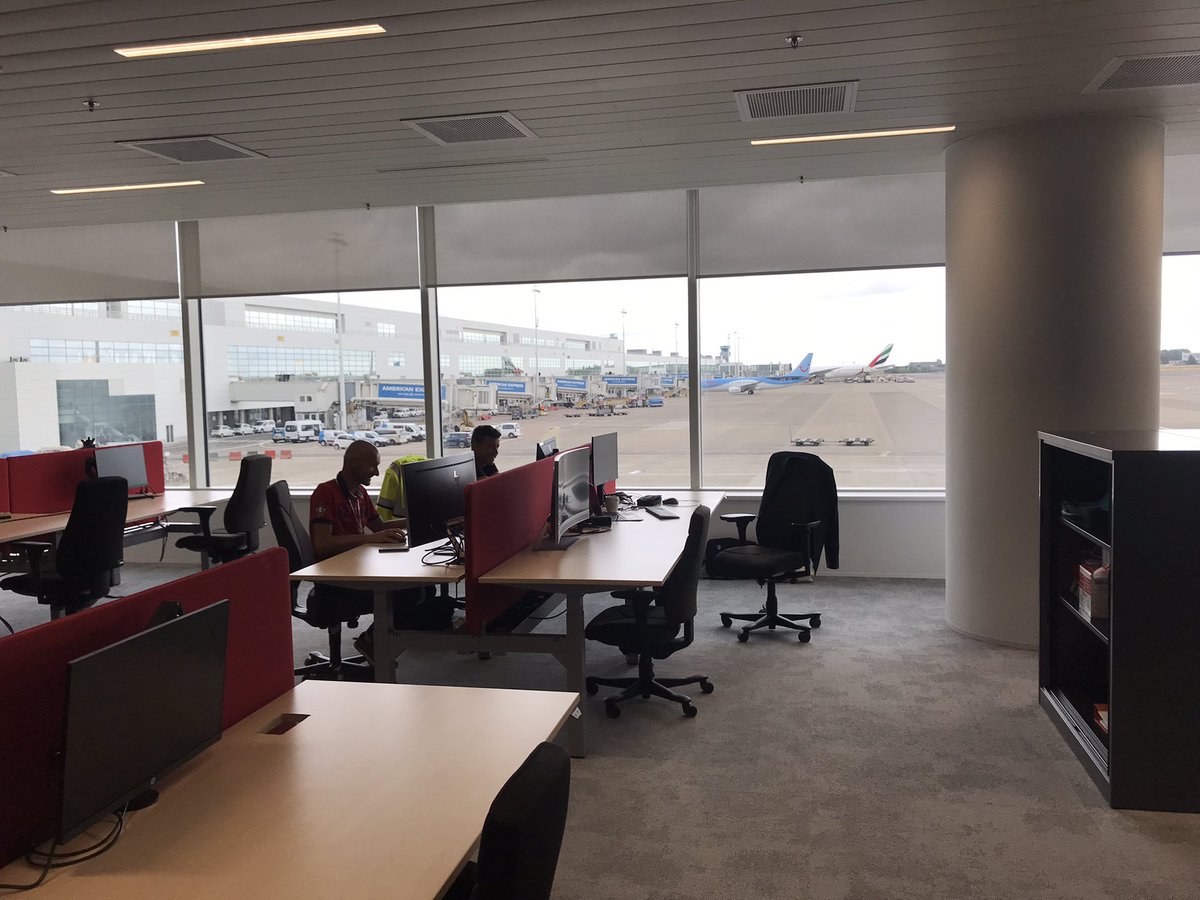 A magnificent new HQ office with a superb view! #WeLoveCompass <a href="/BrusselsAirport/">Brussels Airport</a> #oneteam