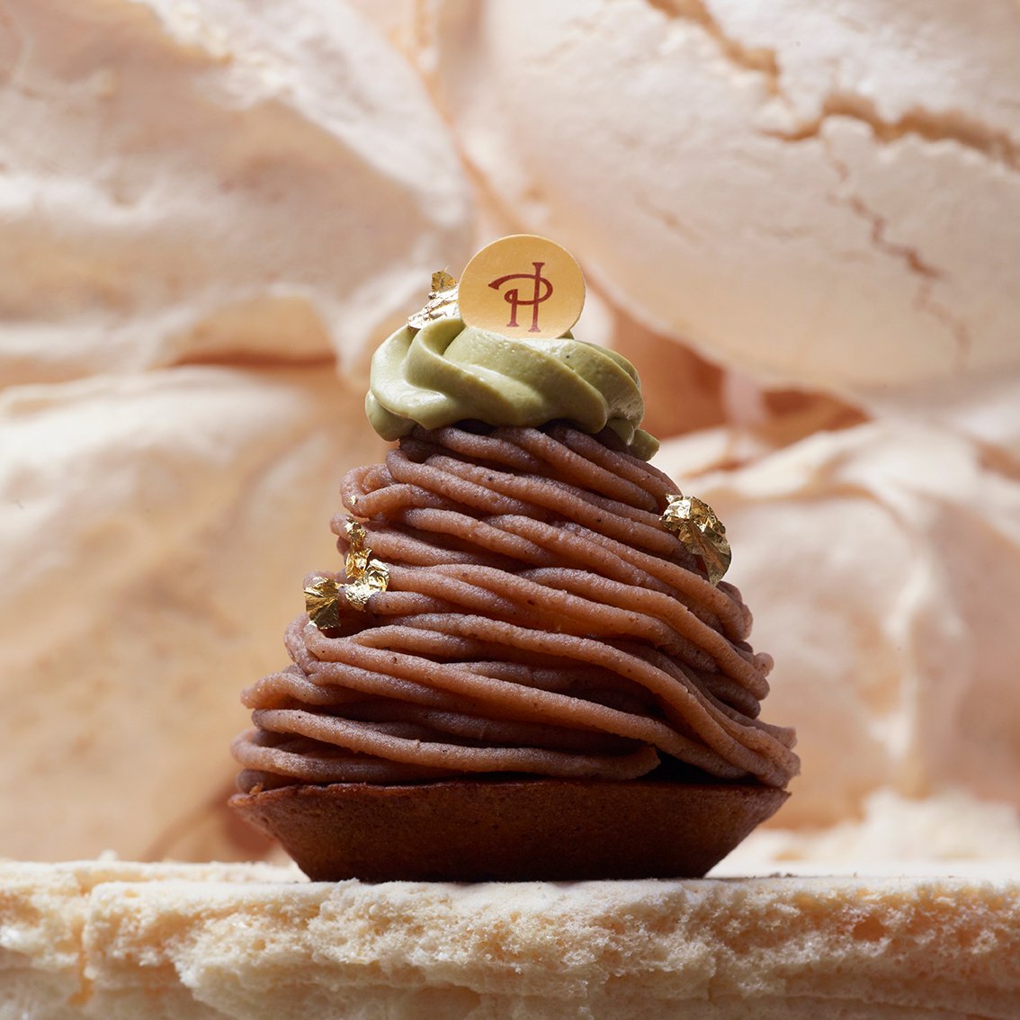 モンブラン サラ」をご紹介。 マロンのクリーム、抹茶風味