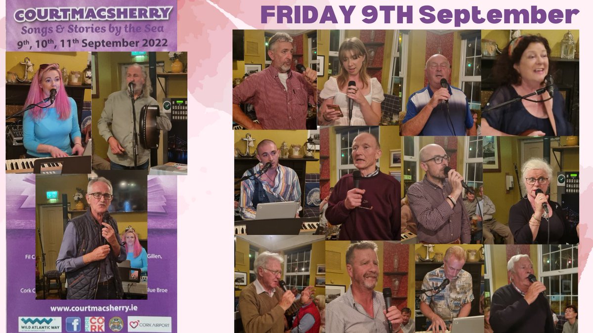 A brilliant 1st night at Courtmacsherry where local talent welcomed us with the traditional open mic. We blew the roof off the Pier House Bar❤️🙏😊
<a href="/CorkYarns/">Cork Yarnspinners</a> @GabStorytelling <a href="/StorytellersIE/">Storytellers Ireland</a> <a href="/StJohnsTheatre/">St. John's Theatre & Arts Centre</a> <a href="/kerrywritersmu1/">kerrywritersmuseum</a> <a href="/artscouncil_ie/">The Arts Council / An Chomhairle Ealaíon</a> <a href="/NanoNaglePlace/">Nano Nagle Place</a> <a href="/pure_cork/">Pure Cork</a> <a href="/Corks96FM/">Cork's 96FM</a>