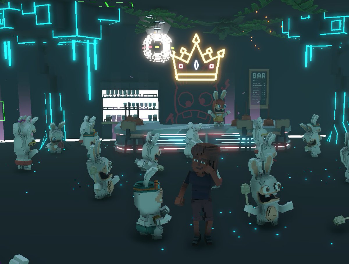 PindasB's tweet photo. @TheSandboxGame @RabbidsOfficial I just participated in the #SandboxAlphaS3Giveaway for a chance to win 500 SAND! Found the Disco Rabbid, check out my screenshot below!
👇 https://t.co/ZlUC585uS2