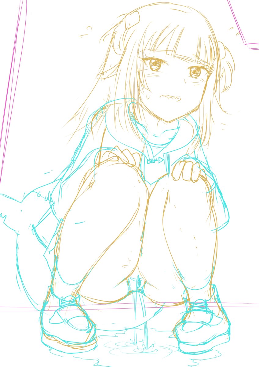 事務所でトイレがどこかわからないgrちゃん 