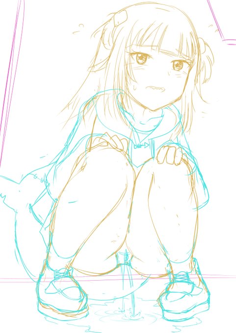 事務所でトイレがどこかわからないgrちゃん 