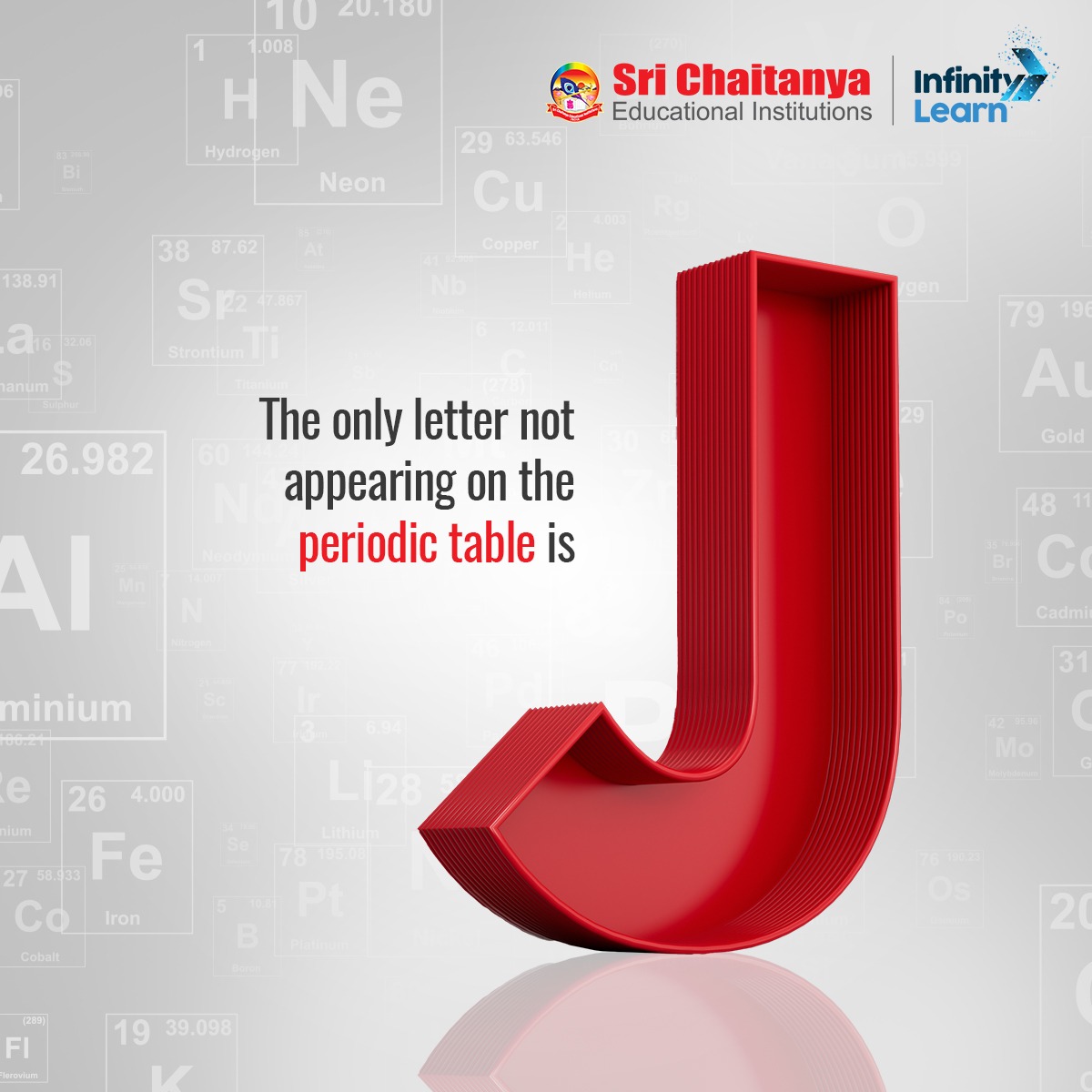 Sri_Chaitanya_'s tweet photo. Think you know everything about the periodic table?
Think again!
#FactsYouShouldKnow #DidYouKnow #StarFact #TriviaFact #MustKnowFacts #ChemistryFacts #SriChaitanyaEducationalInstitutions #jeeadvanced2022 #education #neet #neet2022 #success #facts #periodictable #chemistry https://t.co/t2GkYMudzp
