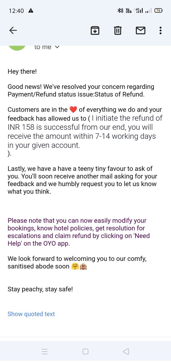AnujJan60496970's tweet photo. @oyorooms @riteshagar @oyorooms @oyostategovt @GoI_MeitY sir mane aapke hotel app se ek room book kia tha but vha mujhse jyada charge kia gya jiske mane bill bhi lgaye mail pe customer support team ko unhone bola ki extra amount refund hoga but ab mna kr rhe hai.mai geeb hu.some proofs https://t.co/i7TNtyeUwp