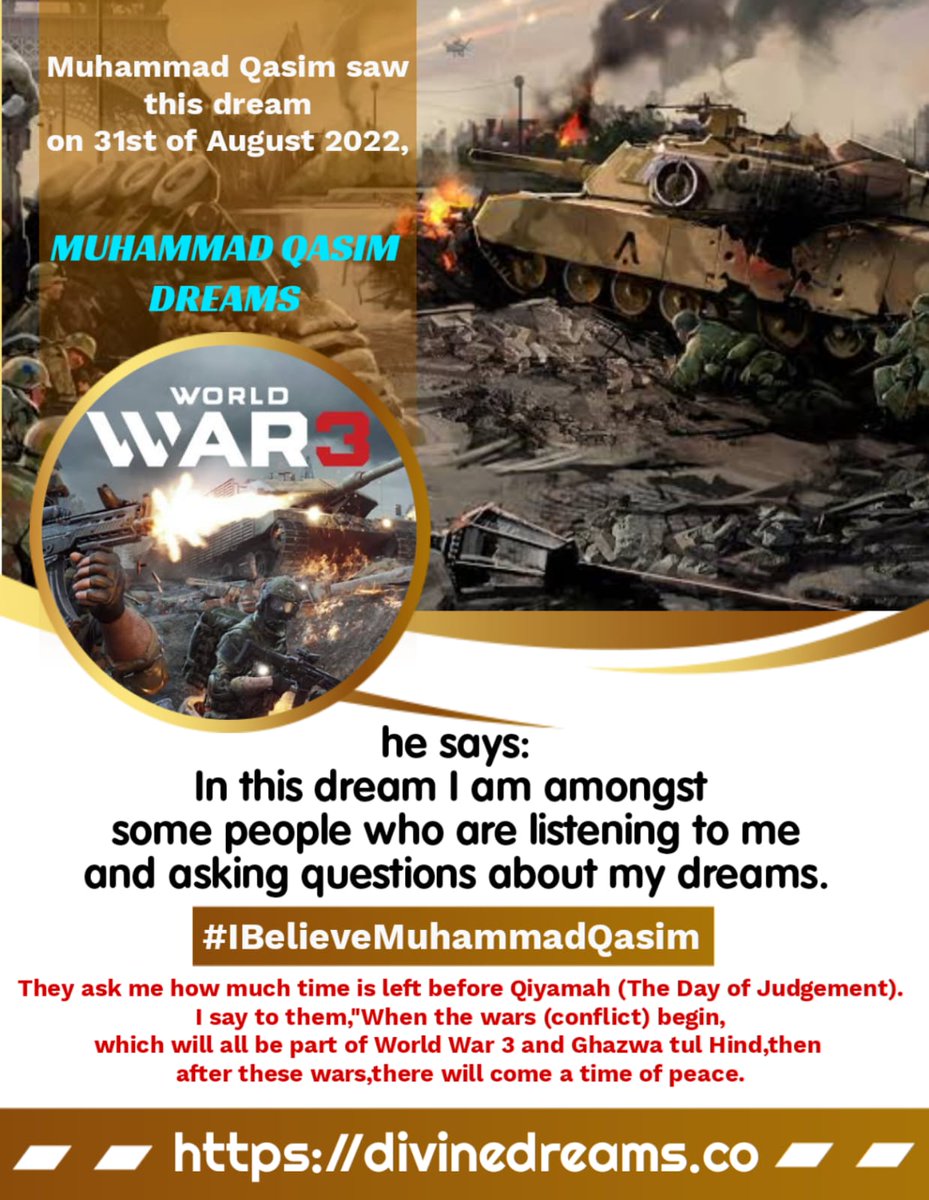 <a href="/PeterHoskinsTV/">Peter Hoskins</a> Muhammad Qasim melihat mimpi ini pada 31 Agustus 2022, dia berkata: Dalam mimpi ini saya di antara beberapa orang yang mendengarkan saya dan mengajukan pertanyaan tentang mimpi saya. #MuhammadQasimDreams youtu.be/rEXMw3qG_r4