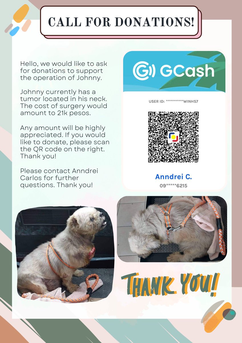 itseyylala's tweet photo. Hello po! I am in need of donations for our dog, Johnny. Shih Tzu po siya and sabi ng vet niya bukulin daw po talaga ang lahi niya. Nakapagundergo na po siya sa isang surgery last 2021, dahil din po sa bukol sa tenga. And meron ulit na tumubo na bukol sa leeg. https://t.co/MBLcZcSmcj