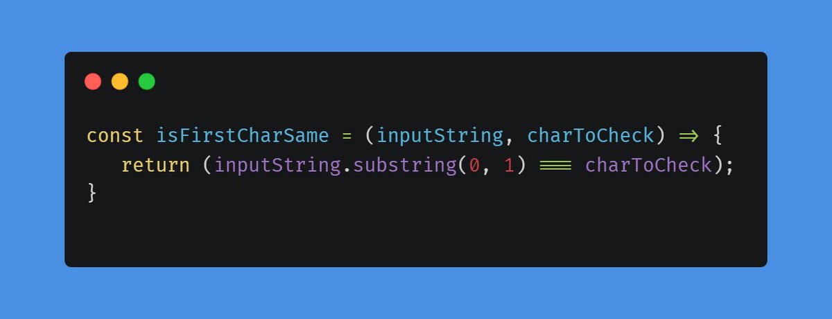 RupaliYadav0's tweet photo. Hi! checkout this simple #javascript utility for String manipulation from the string utility series.

Created with @carbon_app https://t.co/yvuOuMI5Mv
4/5
@WebExpe @JavaScriptDaily @javascriptd 
 #javascript #webdevelopment #webdev #webdeveloper #FrontEndDeveloper #es6 #utilities