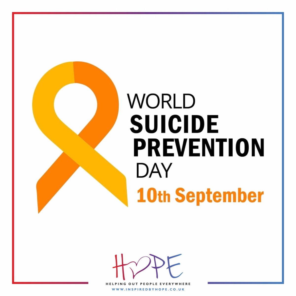 TeamHope2020's tweet photo. World Suicide Prevention Day #WSPD https://t.co/XFwWTH3Qa9