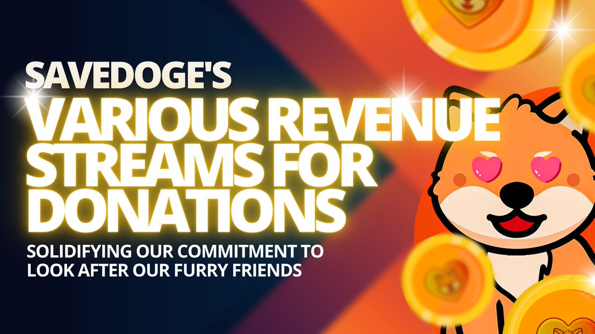 SaveDogeDex's tweet photo. Using the power of the blockchain technology in making a better life for our furry friends just got more exciting. A portion of our fees and NFT sales will be allocated as a fund to help our our best friends! 

Read more about us:
https://t.co/43pYxe5NsP

#Doge #DogeChain #Crypto https://t.co/fuYkWTS7WX