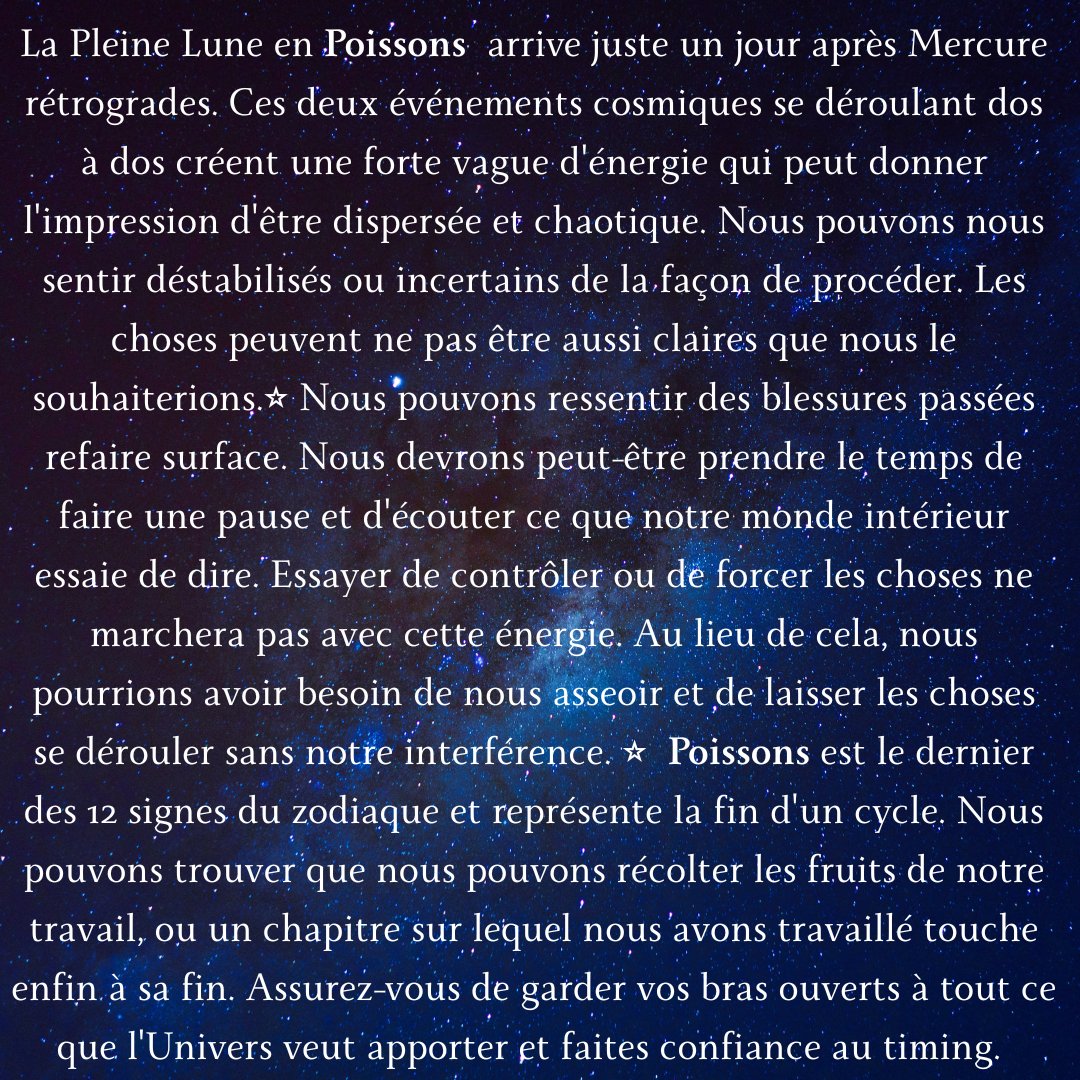 Malaniouch1's tweet photo. Pleine Lune en Poissons ♓️ à 11h59 🌚 #pleinelune #poissons #10septembre #malaniouch #emotion #lune #astrologie #equinoxe #reverie #instantpresent #interpretation https://t.co/MQCyhnpSkF