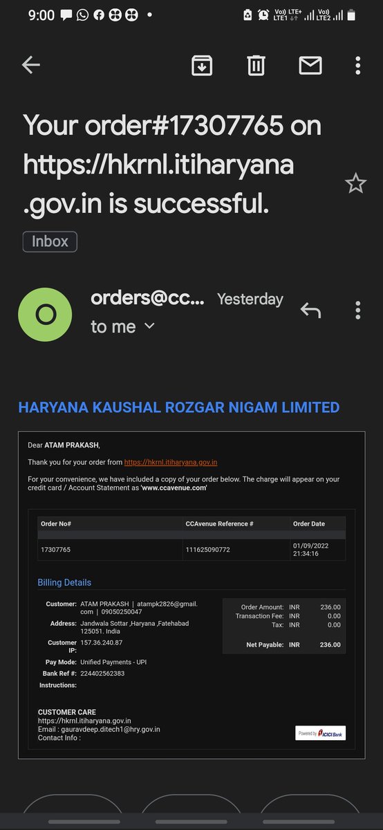 AtamPra62873347's tweet photo. @cmohry R/s Haryana Kaushal rojgar Nigam berojgaron se fee use update nahin kar raha hai na hi unka koi toll free number aur Mel ka jawab aata hai berojgar to pahle se hi upar se aise Nigam ki maar aapke Nigam hamare sath Aisa karenge ummid nahin thi https://t.co/U96jySoIRA