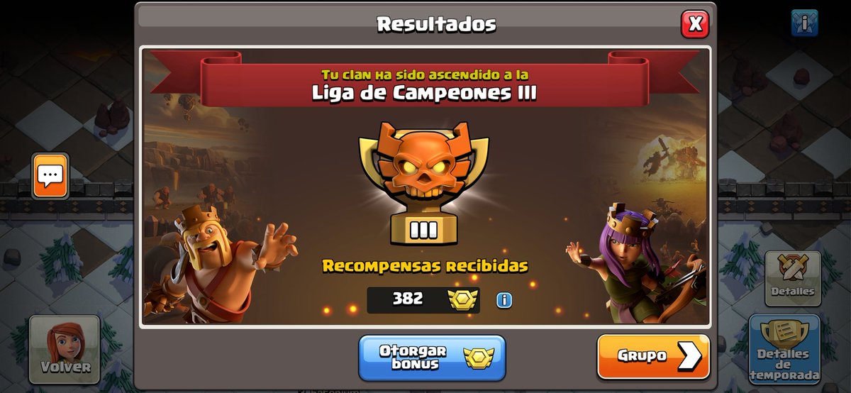 Aquesta Cwl tot i no ser la nostre millor, doncs no ha anat del tot malament. Despertaferro1 puja a Campions III. A Seguir treballant.