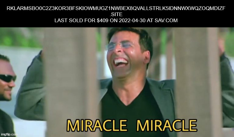 TheShubh11's tweet photo. ** RKLARMSBO0C2Z3KOR3BFSKIOWMUGZ1NWBEX8QVALLSTRLK5IDNNWXWQZOQMDIZF .SITE ** last sold for $409 on 2022-04-30 at Sav .com

https://t.co/URU36d4jkI https://t.co/OHE7LGHmgX