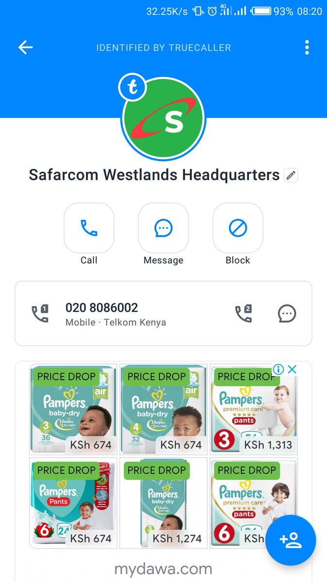 CessyModesty's tweet photo. @SafaricomPLC @TelkomKenya this is the number that scammed my colleague 23k. They continue conning many others by editing their @Truecaller profile to look like @SafaricomPLC  profile. https://t.co/osHNIOCfF6