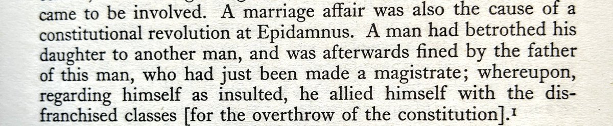 InternetWiseman's tweet photo. That time someone's in-law gave them a parking ticket so they overthrew the government. #Aristotle https://t.co/MWusDhP69P