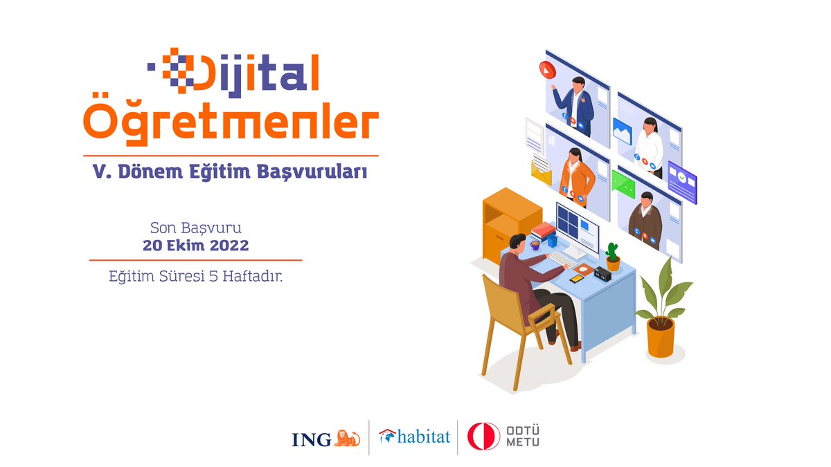Aydın İl Mem Ar-Ge (@aydinmemarge) on Twitter photo 📢Aydın İl Milli Eğitim Müdürlüğü ile işbirliği protokolü bulunan Habitat derneği tarafından yürütülen Dijital Öğretmenler Projesinin V. Dönem başvuruları başladı.
🔗 lnkd.in/djAZ3qUS
⚠️Son başvuru tarihi: 20 Ekim 2022
<a href="/tcmeb/">Millî Eğitim Bakanlığı</a>
<a href="/seyfullah0966/">Seyfullah OKUMUŞ</a>
<a href="/mehmetatay09/">mehmet atay</a>
<a href="/habitatdernegi/">Habitat Derneği</a> 📢Aydın İl Milli Eğitim Müdürlüğü ile işbirliği protokolü bulunan Habitat derneği tarafından yürütülen Dijital Öğretmenler Projesinin V. Dönem başvuruları başladı.
🔗 lnkd.in/djAZ3qUS
⚠️Son başvuru tarihi: 20 Ekim 2022
<a href="/tcmeb/">Millî Eğitim Bakanlığı</a>
<a href="/seyfullah0966/">Seyfullah OKUMUŞ</a>
<a href="/mehmetatay09/">mehmet atay</a>
<a href="/habitatdernegi/">Habitat Derneği</a>