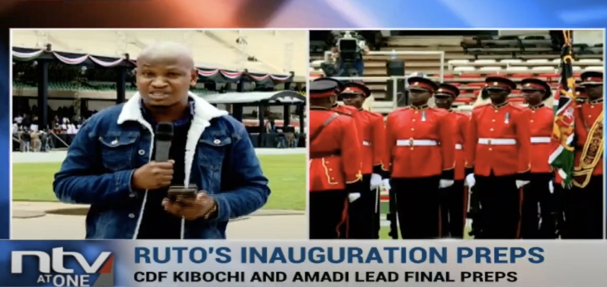 ntvkenya's tweet photo. President Uhuru Kenyatta to hand over power to Ruto in less than 72 hours, a look at the inauguration prepations.

https://t.co/iIsynblltV https://t.co/ECOQX08oqq