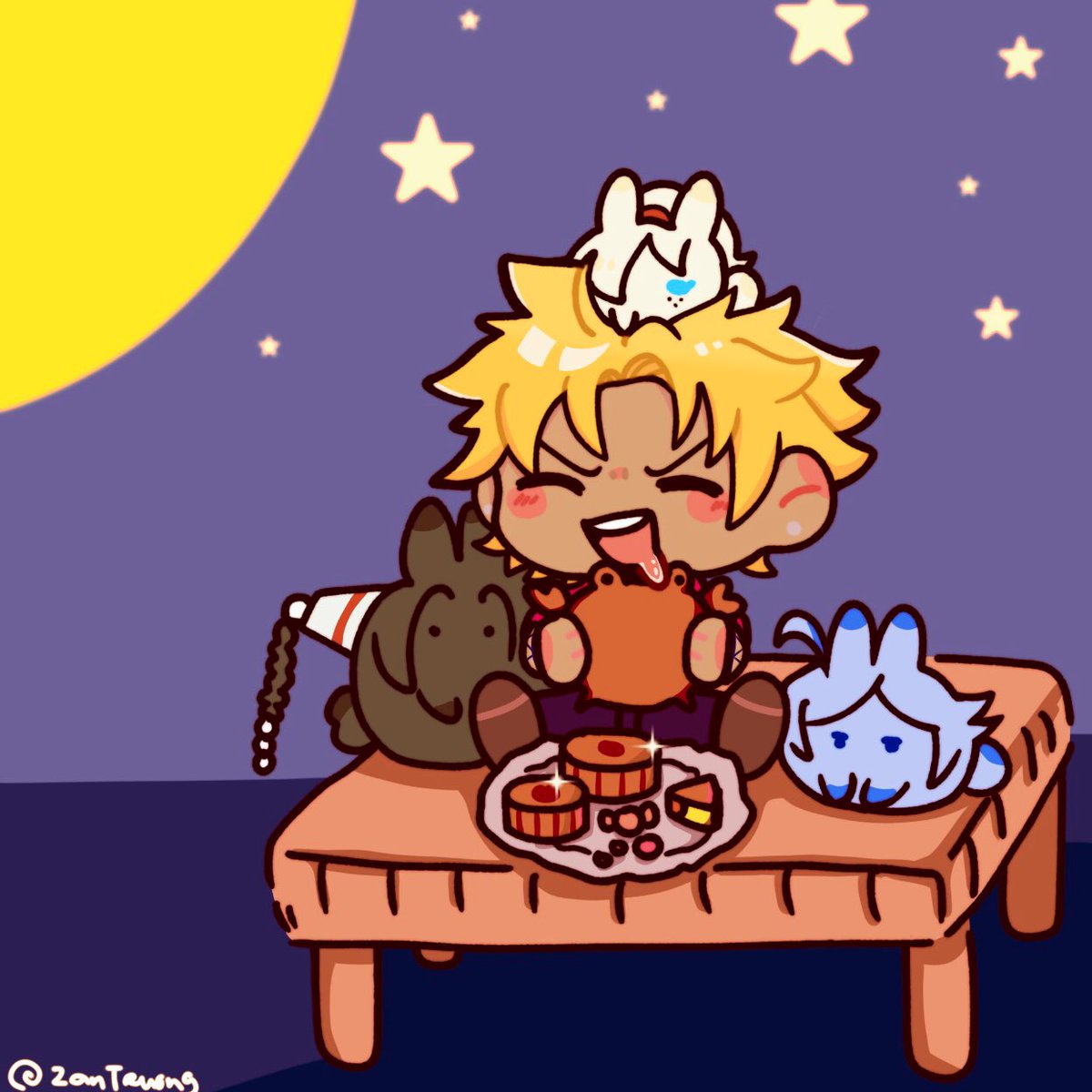 Funny his Bday is the same as 🥮🌕 festival ✨✨✨

#シェンウー