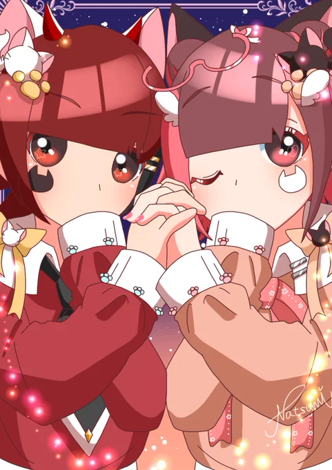 #秋の創作クラスターフォロー祭り代理も描いてま 