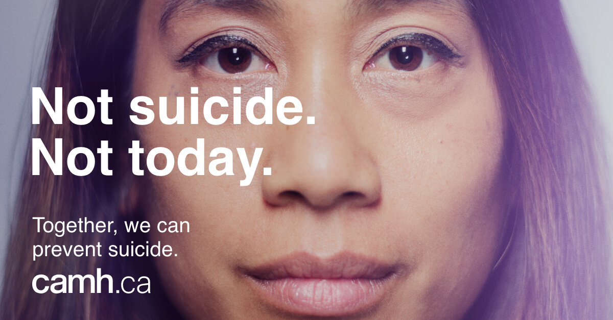 CAMHnews's tweet photo. #WorldSuicidePreventionDay is an opportunity to increase awareness &amp; understanding about #suicide, and ways we can prevent it. 

It starts by talking about suicide in a destigmatized, non-judgmental way, and having resources on hand that can make a difference in someone's life. https://t.co/o8k6FcVpjJ