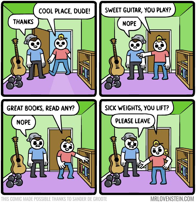 MrLovenstein's tweet photo. Secret Panel HERE 🎸 https://t.co/fsQI7mnKmw https://t.co/jSWbUuGw2y