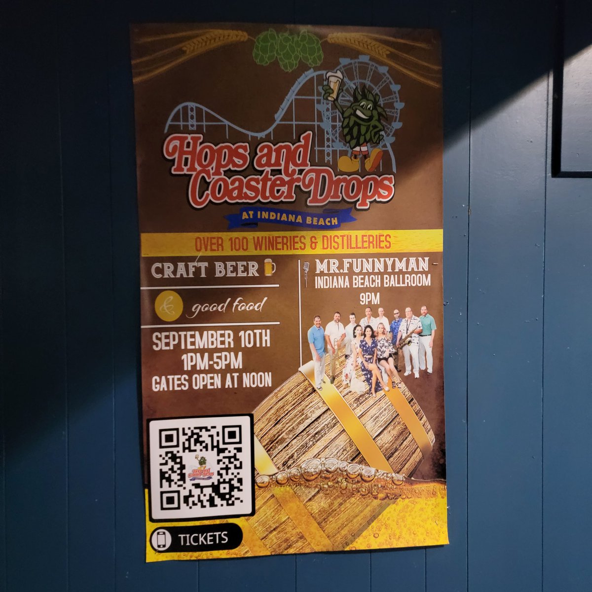 MisterJohnnyV's tweet photo. Indiana has been great so far! @IndianaDunesNPS was gorgeous! Ready for @IndianaBeach #HopsandCoasterDrops today! https://t.co/xRYMxy51Qh