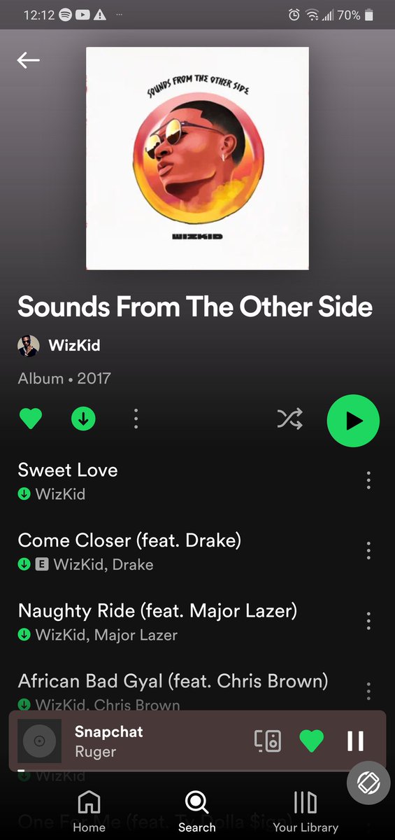 KutaAbraham's tweet photo. The fact that #wizkid gave us arguably the best dancehall album coming out of Africa isn't talked about enough. https://t.co/iKeeCZLHox