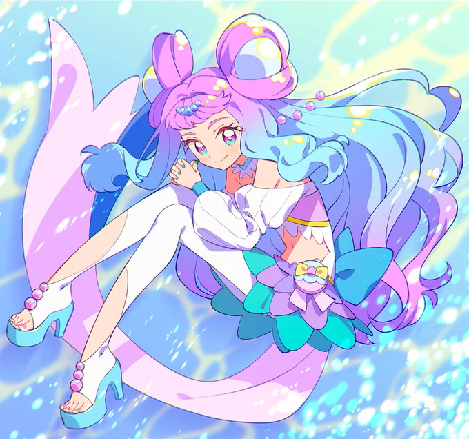 塗ったよ! お題箱からキュアラメールさん 