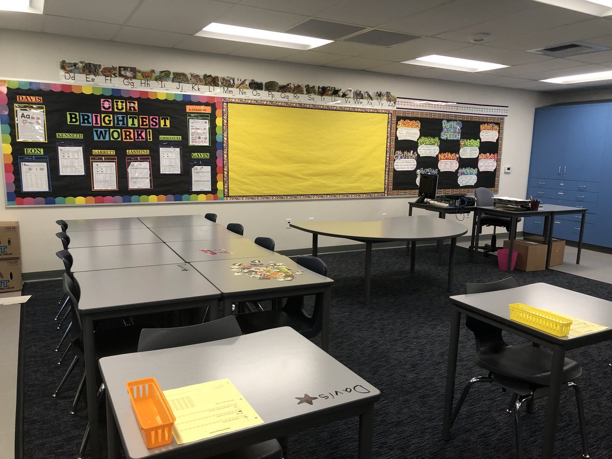 TruTigers's tweet photo. Building 8 at Truman is finally completed! Staff have worked hard to select the best for their upgraded classrooms and the results are “Truman Tiger Terrific”! Amazing feats of perseverance indeed!#LuvTigers https://t.co/lN6EuOxZ1P