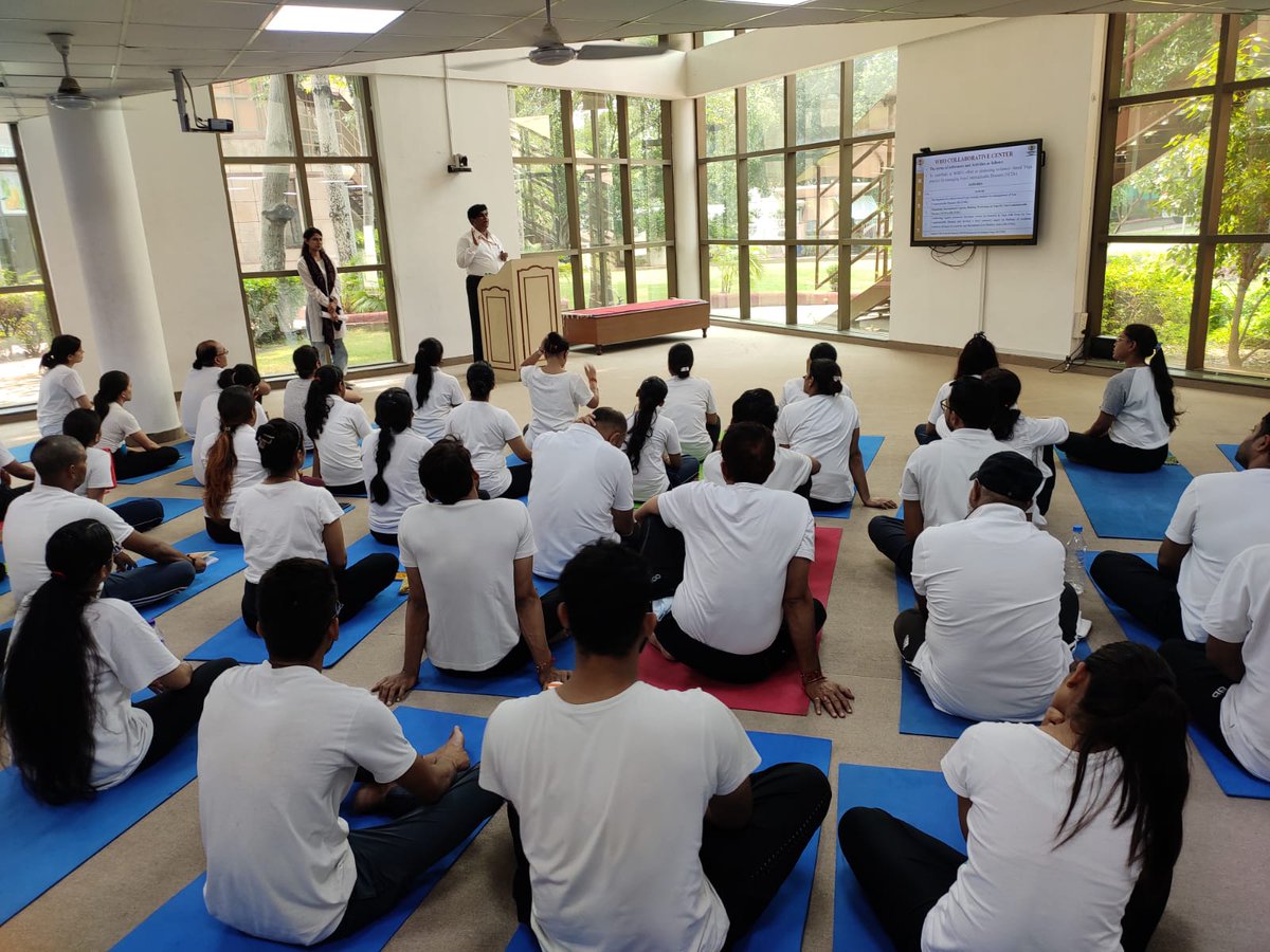 Morarji Desai National Institute of Yoga (MDNIY) tweet media