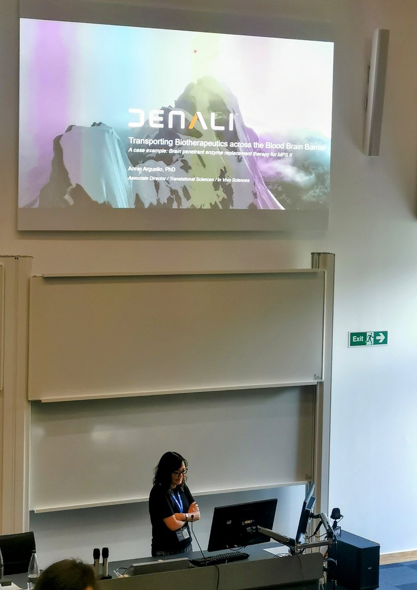 🧐 We're starting this afternoon with a keynote lecture on the transport of biotherapeutics across the BBB by 👩🏻‍⚕️Annie Arguello (<a href="/Denalitx/">Denali Therapeutics</a>).

And isn't that the journey we all wish to travel❔❕