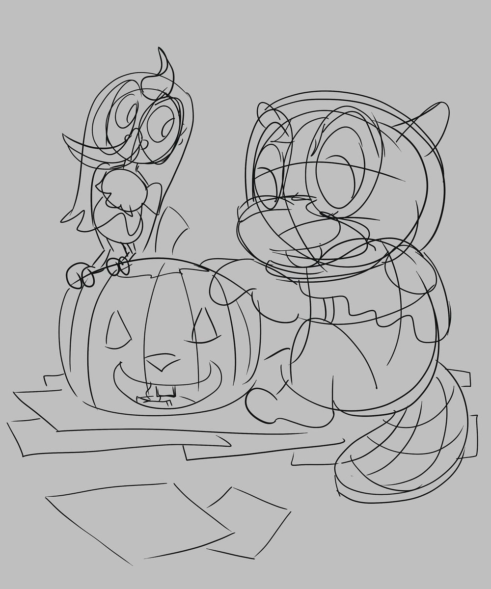 doodlepeepers1's tweet photo. What I love more about fall is Halloween π!! #artistsontwitter #oc #originalcharacters #originalart #cartoonist #halloweenart #cartoons #cartoonart #cartoonbeaver #cartoonwoodpecker https://t.co/egvHqdkkDT