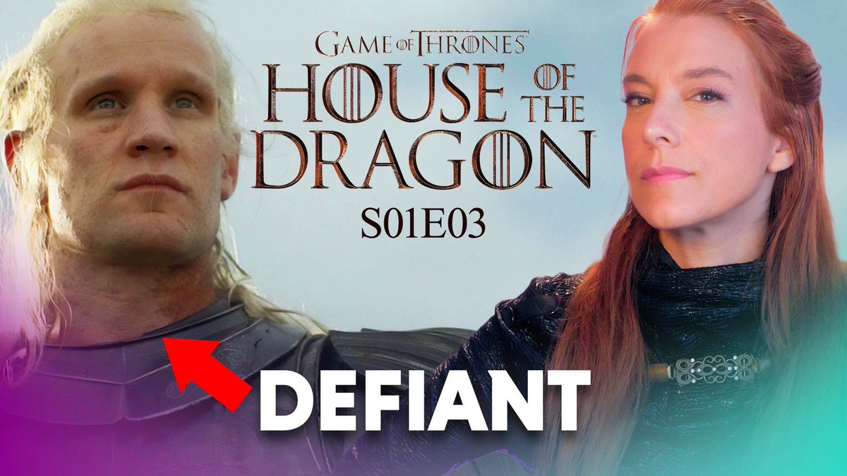 Real Therapist Reacts to House of the Dragon S1E03 — Daemon's Defiance! youtu.be/ud3OhLD9P0o