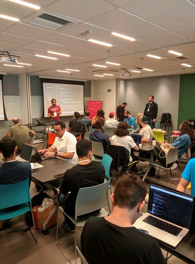 taikaigarden's tweet image. #EthereumSP by @Ethereum_Brasil 🇧🇷

Teams participating in the Hackathon are focusing on projects aligned with the UN Sustainable Development Goals.

Let&apos;s hack! ⚡