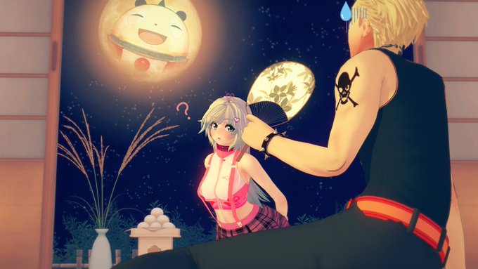 お月見
P <ねー完二、月にはうさぎがいるらしいよ?
完二<あ?いるわけねー…いや…いるかもな兎じゃないけど…
P <ん??
SDは反撃の狼煙さんからお借りしてます
ありがとうございました 