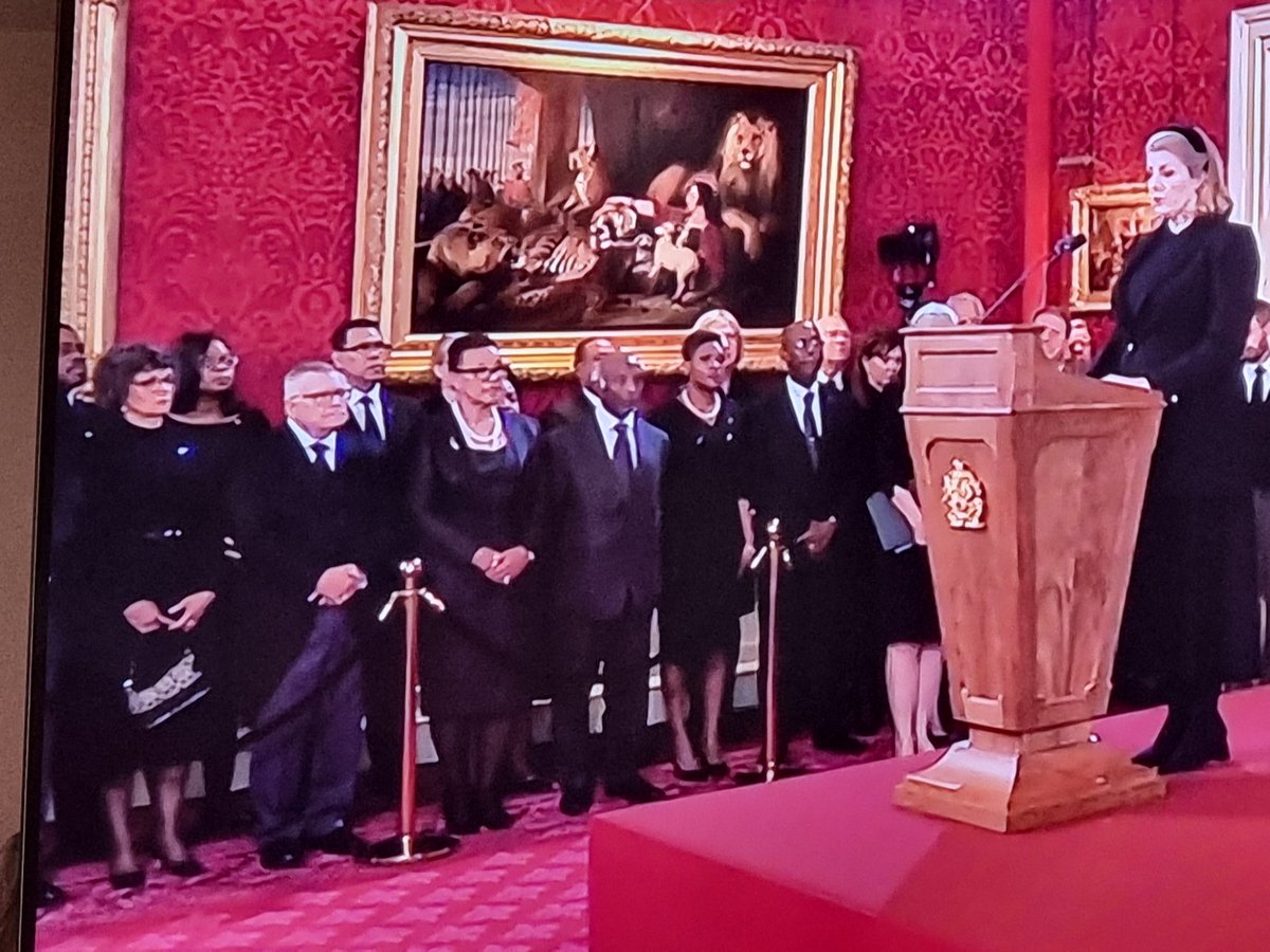 HCGreenslade's tweet photo. Truly honoured, on behalf of the Government &amp; people of the Commonwealth of The Bahamas, to attend today’s Accession Council, as a Realm High Commissioner, where His Majesty The King was formally proclaimed King Charles III. https://t.co/Ixt3NzP0HZ