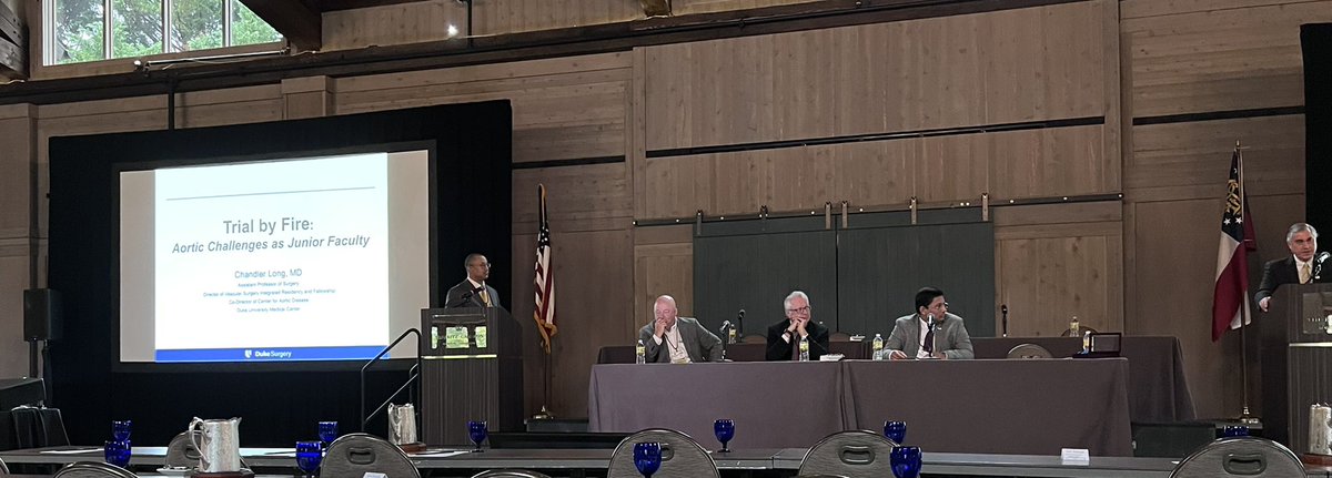 ErbenYoung's tweet photo. Incredible 3 talks this am @VascularGeorgia ThankU @CharlesBRoss3 4 the invite.DrWeaver @usc_vascular discussing pop art aneurysms @gru6n @UFVascular discussingAAAguidelines&amp;DrLong from #DukeVascular discussing aortic challenges as jr faculty @VascularSVS @JVascSurg @avsgjournal https://t.co/LZ7LTxQUR6