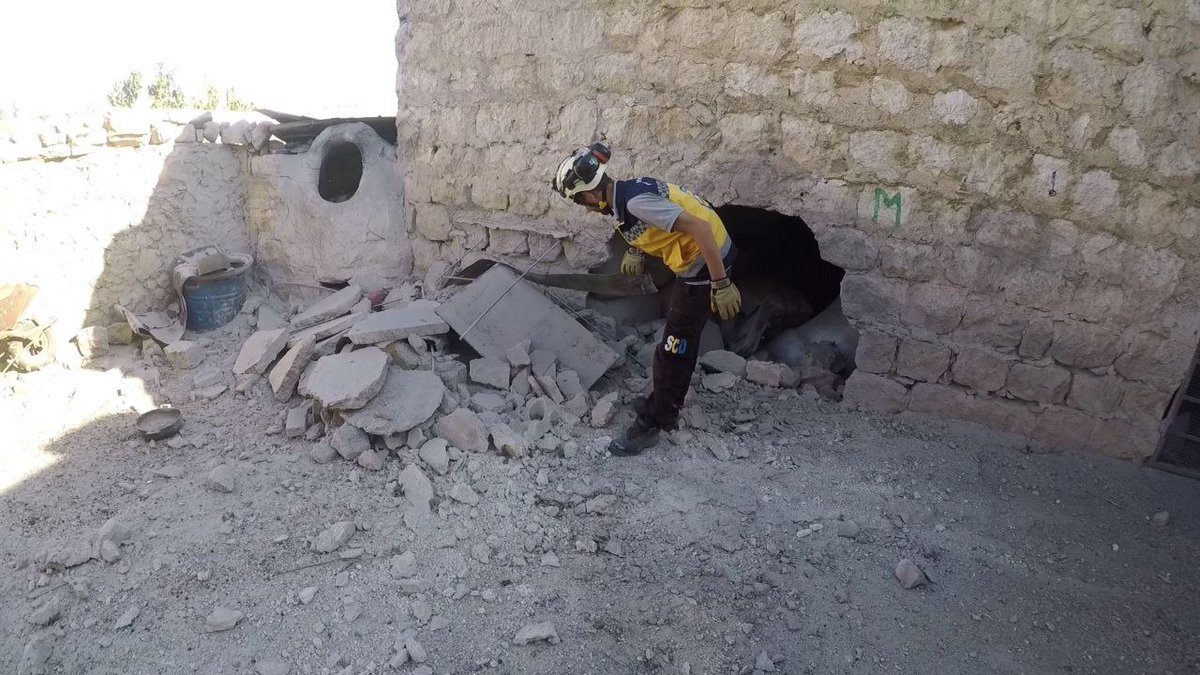 Raad_Pak's tweet photo. #Syria forces hit a town residential areas of the town of #Tadel, west of #Aleppo with heavy artillery, today.
No casualties reported. https://t.co/uz3KLUpyKm