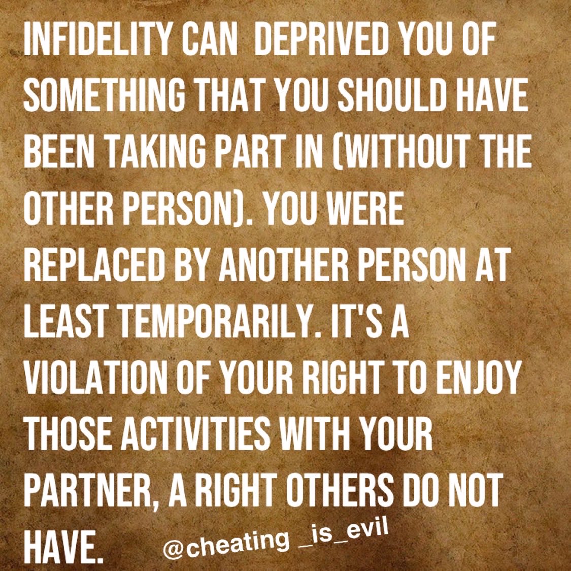 CheatingIsEvil's tweet image. 