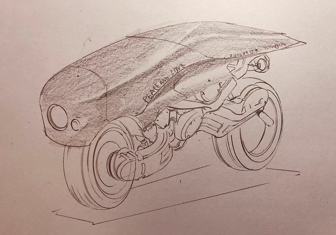 2輪車 やっぱり人は乗せない 
