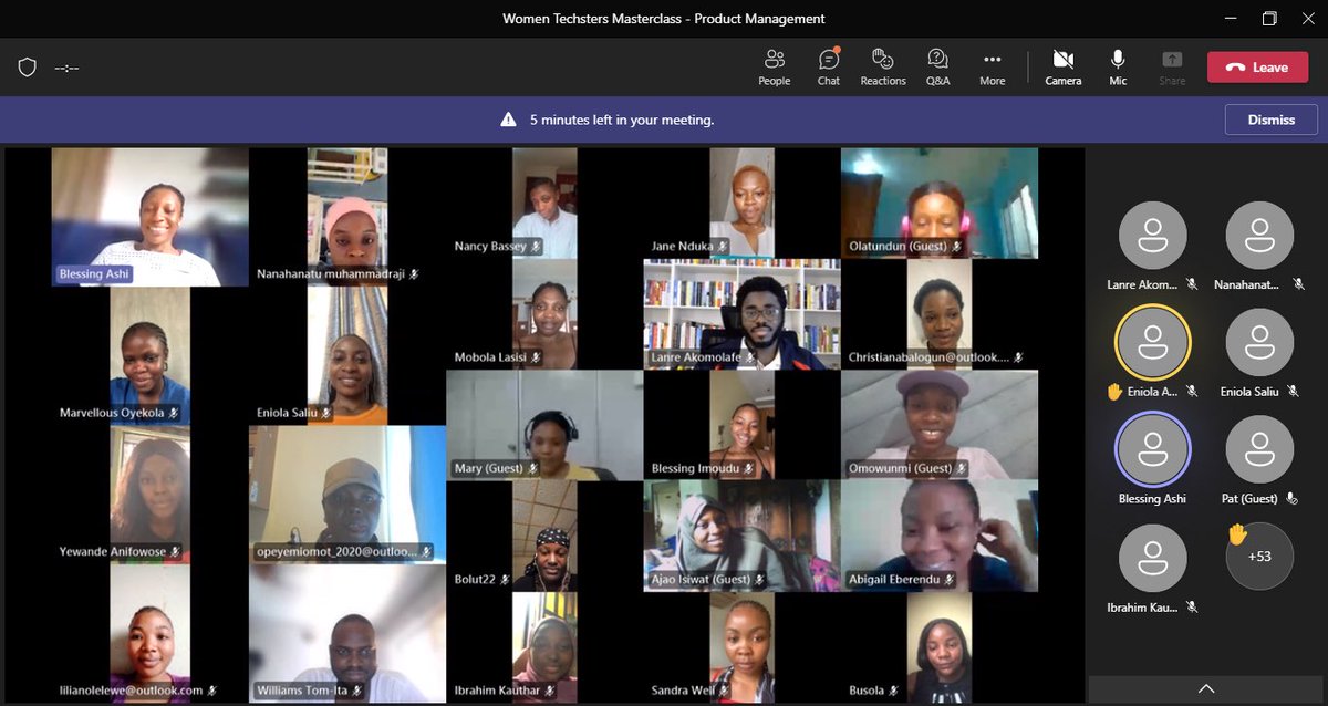 eosaliu's tweet photo. Building Successful Product: A peep through the user’s lens Masterclass session by @Tech4DevHQ was amazing.

I had a great time learning from the Chief Product &amp; Innovation Officer @Prunedge - Mr Lanre Akomolafe

Dear PMs, there is a minimum bar you can’t go below. Stay updated! https://t.co/YHzfZs7Sb2