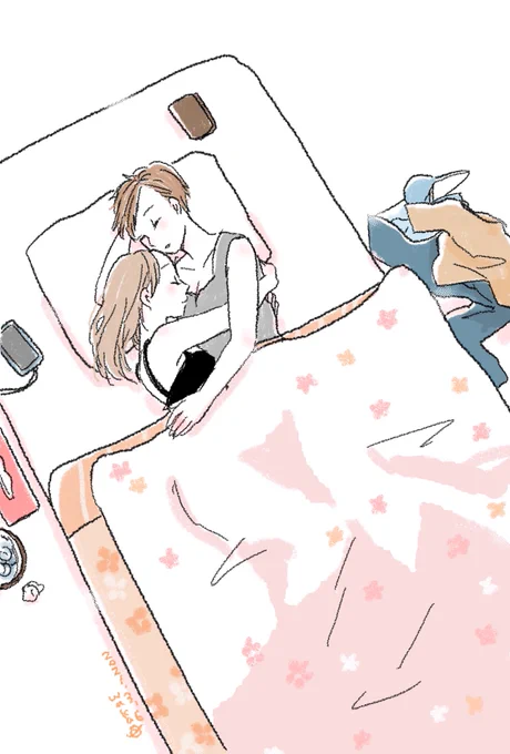 月が綺麗な夜は、ひとりで居たくない。 #過去絵 