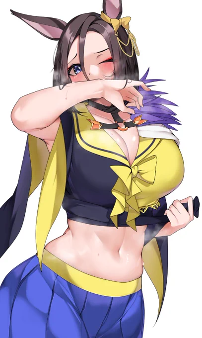 Skebで描きましたアツいレース後のエアグルーヴですリクエストありがとうございました! 